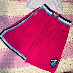 Miami heat Nike shorts